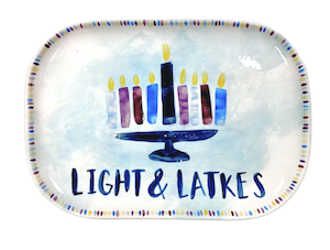 Eagan Hanukkah Light & Latkes Platter