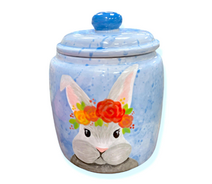 Eagan Watercolor Bunny Jar