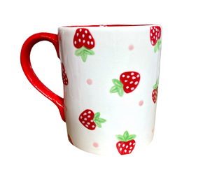 Eagan Strawberry Dot Mug