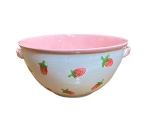Eagan Strawberry Print Bowl