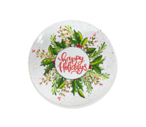 Eagan Holiday Wreath Plate