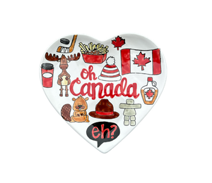 Eagan Canada Heart Plate