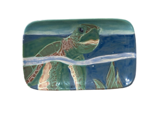 Eagan Swimming Turtle Plate