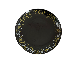 Eagan New Year Confetti Plate