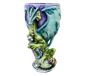 Eagan Antique Dragon Goblet