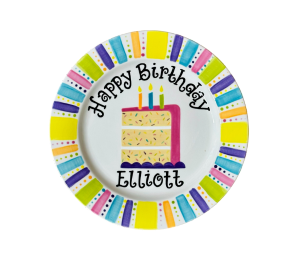 Eagan Birthday Cake Plate